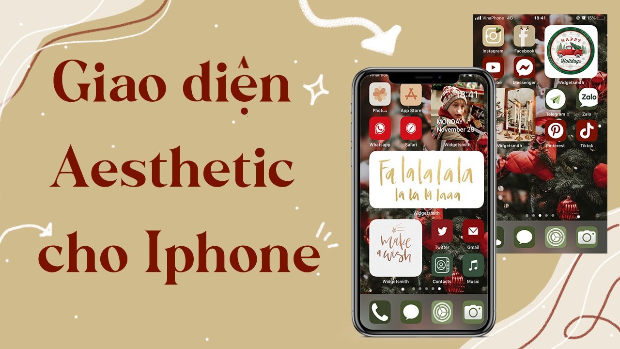 HƯỚNG DẪN TẠO GIAO DIỆN IPHONE PHONG CÁCH AESTHETIC